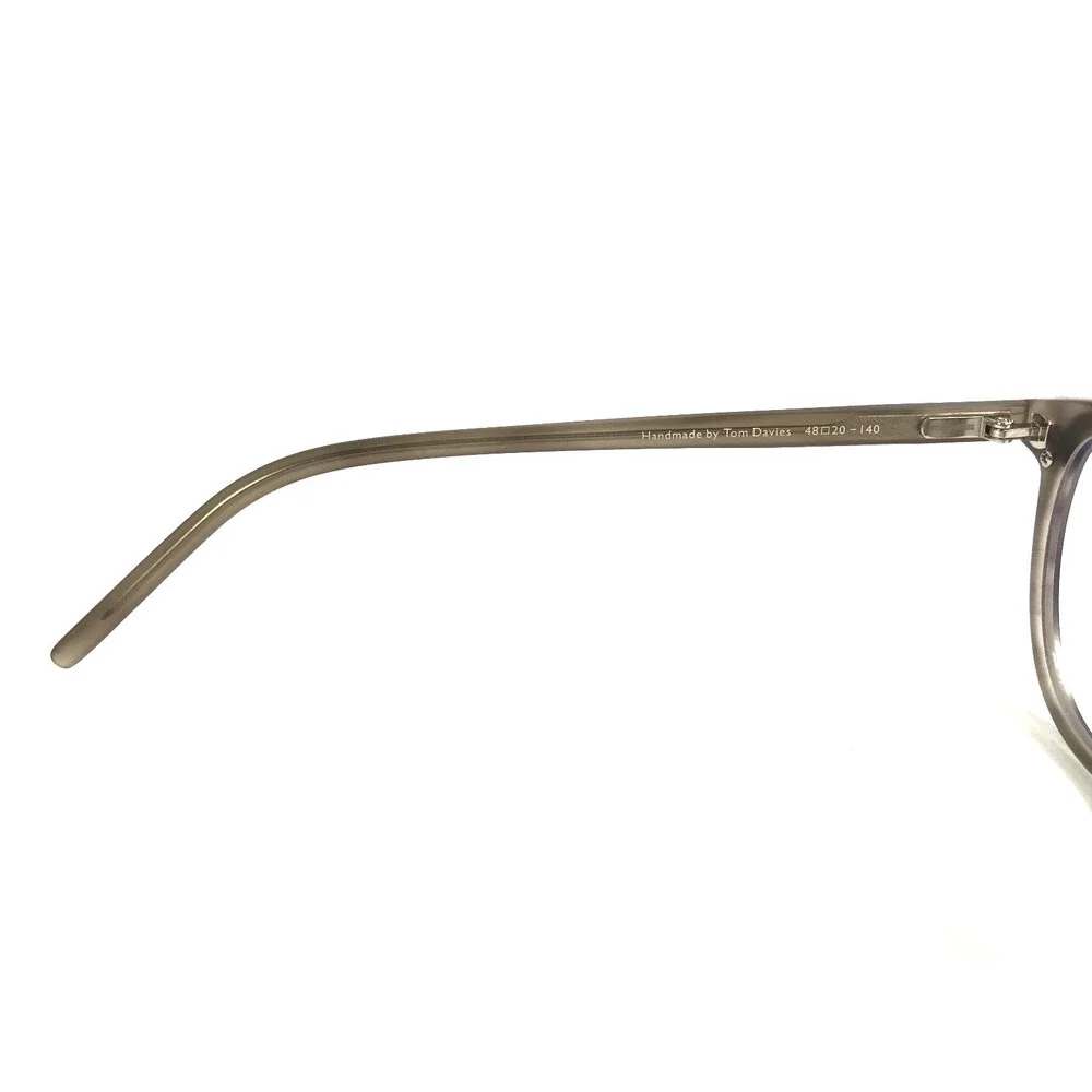 Tom Davies Eyeglasses Frames TD745 Col. 2221 Matte Brown Round 48-20-140
